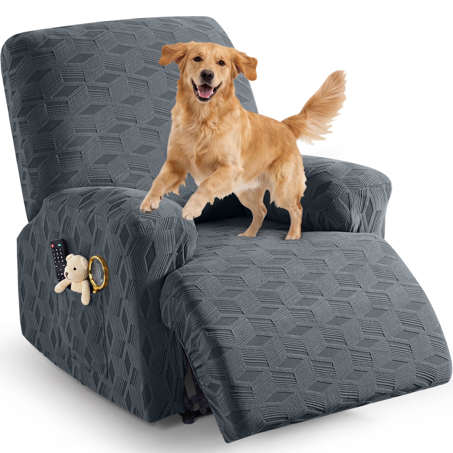 TAOCOCO Stretch Recliner Chair Covers Pet Friendly- 1 Seater / 1 XL Seater / 2 Seater /2 XL Seater / 3 Seater