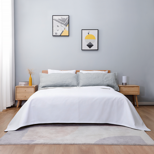 TAOCOCO Green Pillow Cases, 2 Shams for All Season