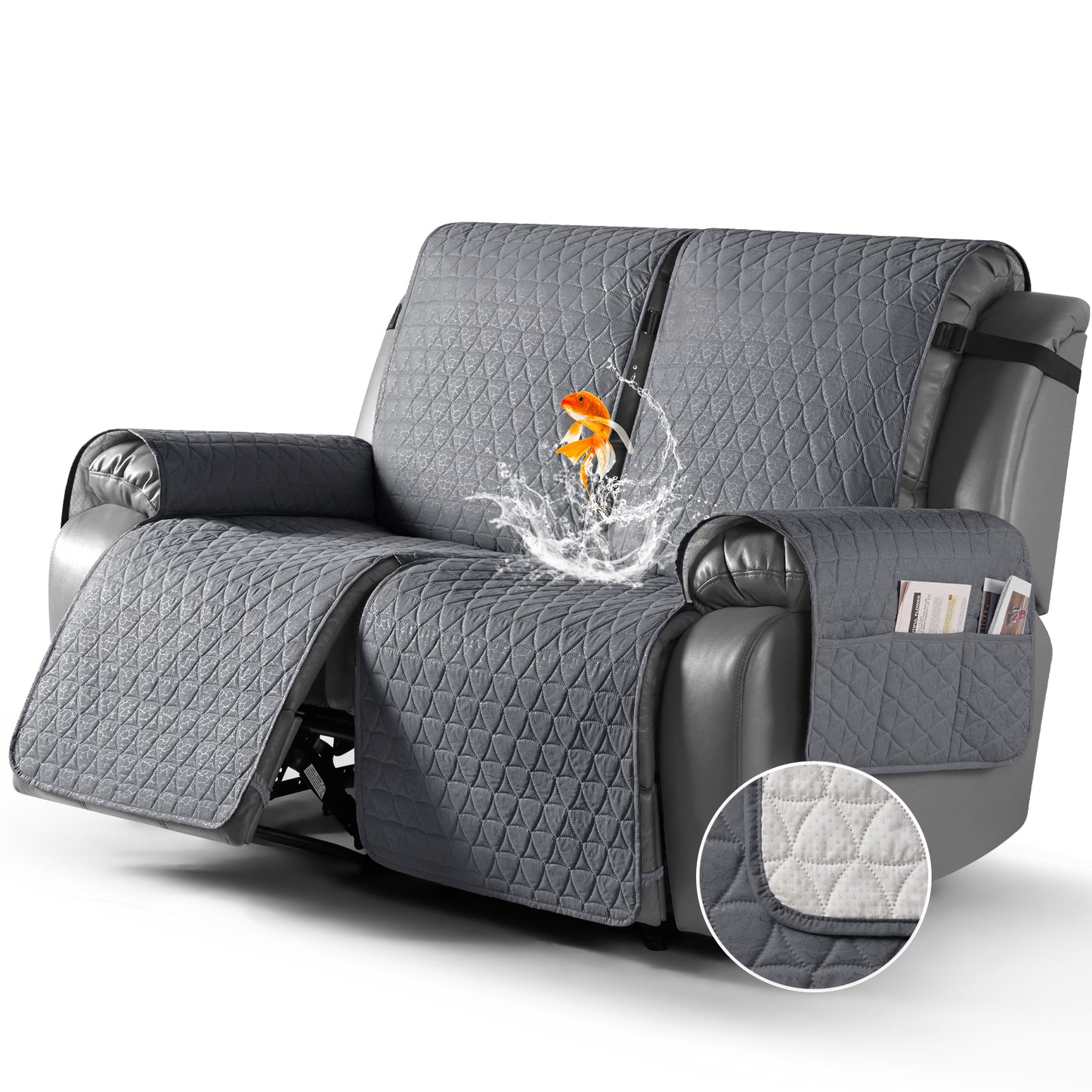 100% Waterproof Recliner Sofa Cover-3 Seater/2 Seater