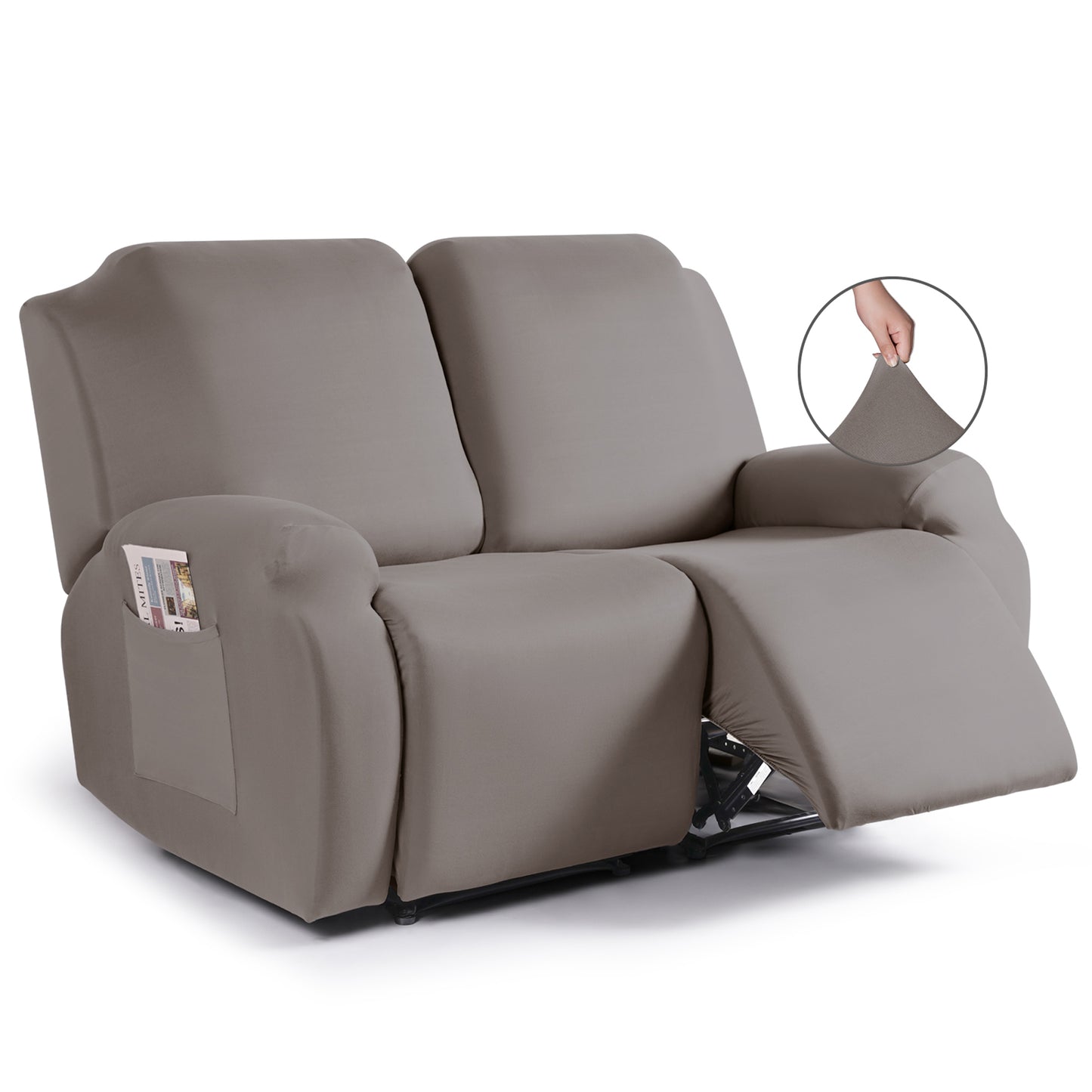 MMAMYT-Recliner Sofa Slipcover Reclining Covers for 2/3 Seater Couch