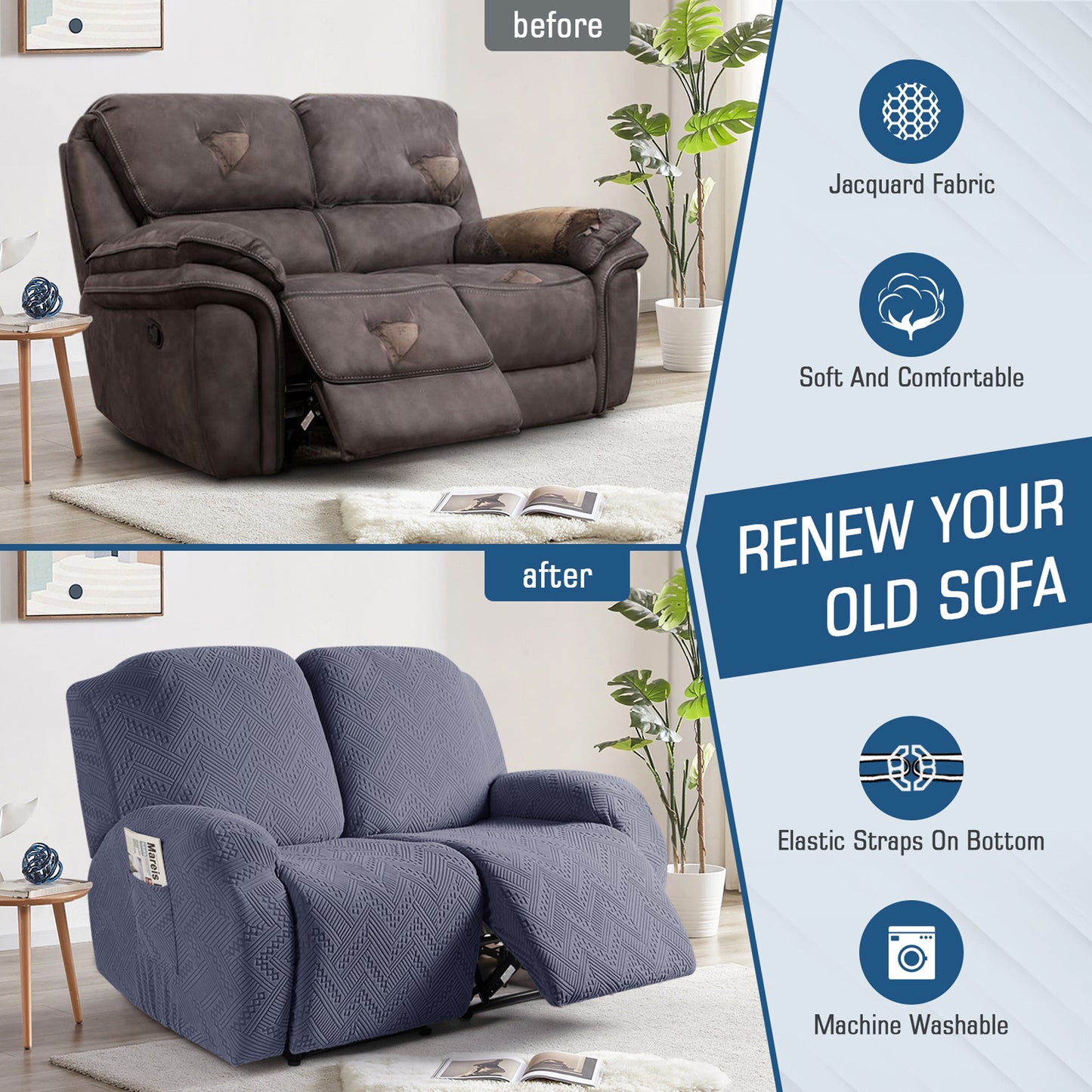 2/3 Seat Sofa Slipcover later