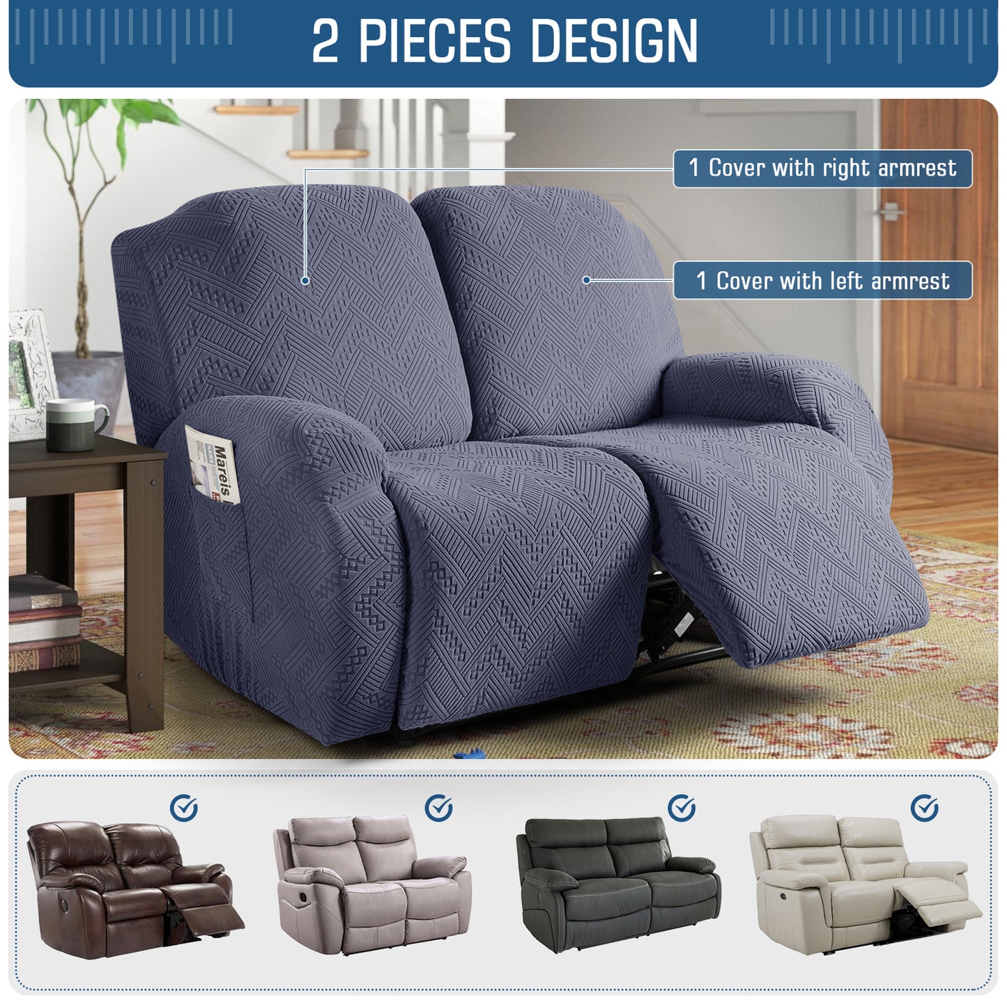 2/3 Seat Sofa Slipcover later