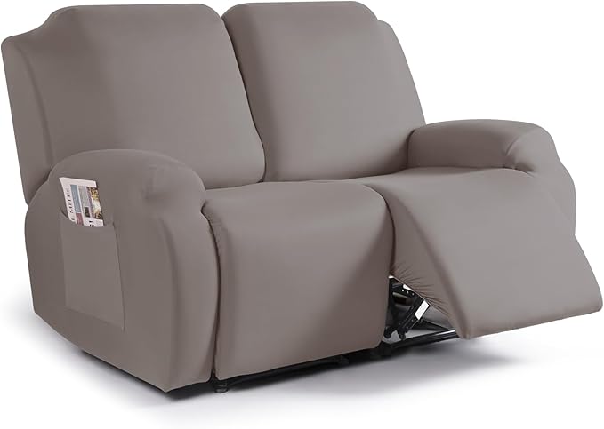 3-Piece Stretch Polyester Covers for Large Recliners - 1 Seat/2 seat/2 Seat Oversized/3 Seat