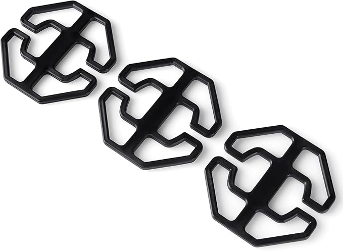 TAOCOCO Non-Slip Buckles for Recliner slipcover (3 Pieces, Black)