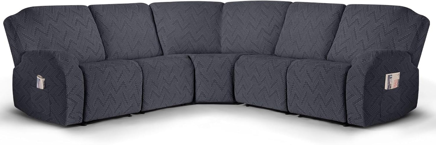 Sectional Sofa Covers Oversized L Shape 5 Seat