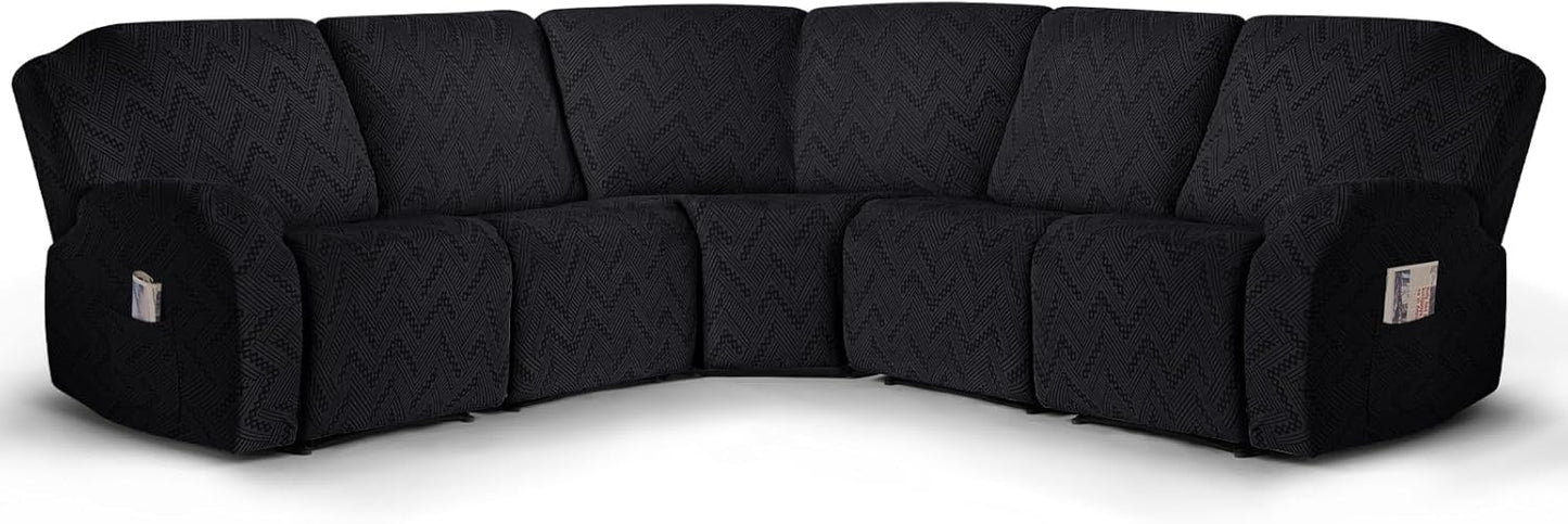 Sectional Sofa Covers Oversized L Shape 5 Seat