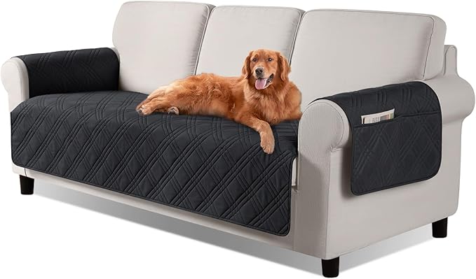 100% Waterproof Couch Covers for Pets Dogs with Non Slip Backing-67.3''/72.4''/78.7''