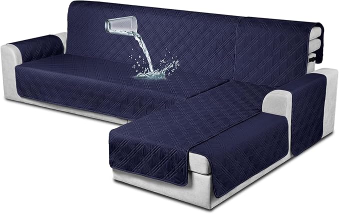 100% Waterproof Sectional Couch Covers L Shaped Sofa Covers - Large / X-Large