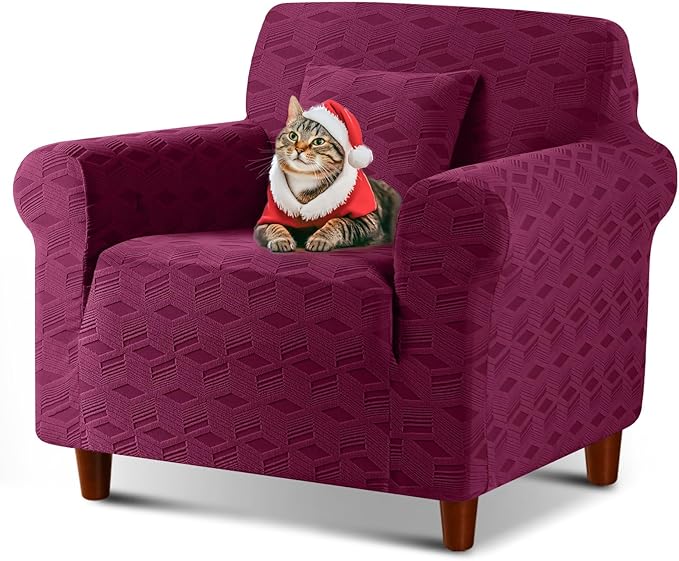 Stretch 1 piece Non Slip Armchair Slipcover- 1 Seater/2 Seater/3 Seater/4 Seater