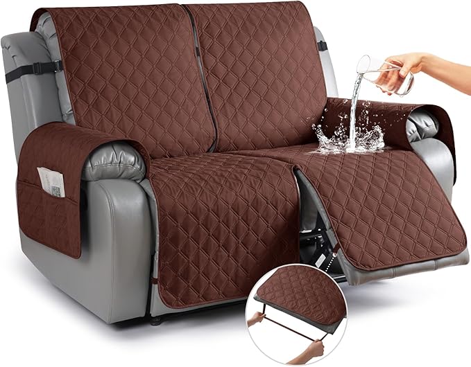 TAOCOCO 100% Waterproof Recliner Covers, Washable Couch Protector for Pets Kids -1 Seater 22"/28" /2 Seater/3 Seater