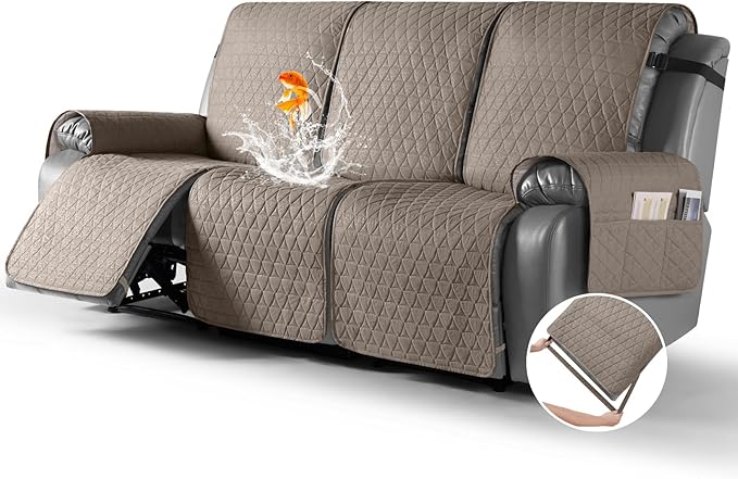 100% Waterproof Recliner Sofa Cover-3 Seater/2 Seater