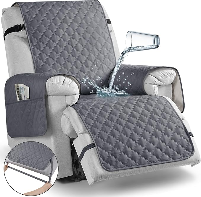 Non-Slip Recliner Chair Cover Sofa Slipcover-23''/28''