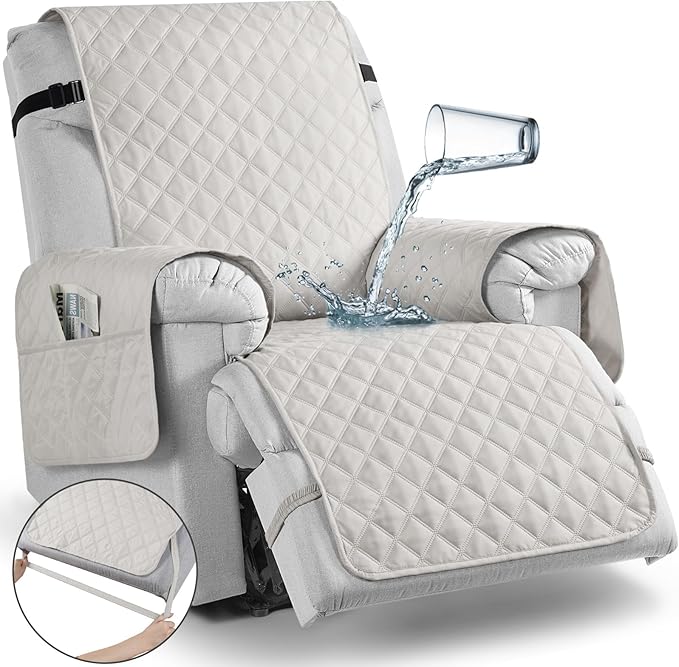 Non-Slip Recliner Chair Cover Sofa Slipcover-23''/28''