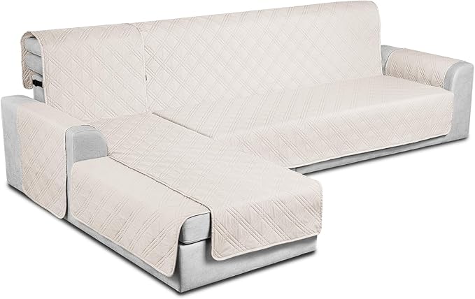 100% Waterproof Sectional Couch Covers L Shaped Sofa Covers - Large / X-Large