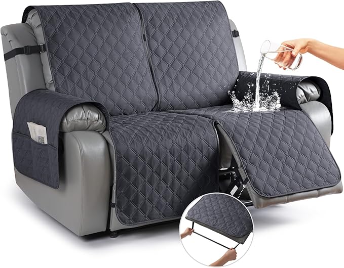 TAOCOCO 100% Waterproof Recliner Covers, Washable Couch Protector for Pets Kids -1 Seater 22"/28" /2 Seater/3 Seater