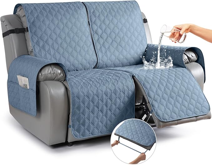 TAOCOCO 100% Waterproof Recliner Covers, Washable Couch Protector for Pets Kids -1 Seater 22"/28" /2 Seater/3 Seater