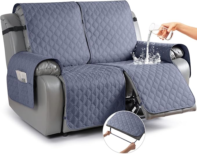 TAOCOCO 100% Waterproof Recliner Covers, Washable Couch Protector for Pets Kids -1 Seater 22"/28" /2 Seater/3 Seater