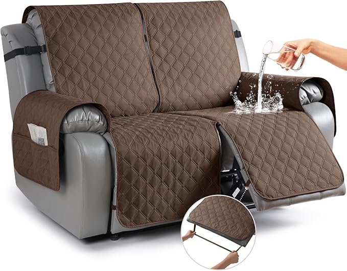 TAOCOCO 100% Waterproof Recliner Covers, Washable Couch Protector for Pets Kids -1 Seater 22"/28" /2 Seater/3 Seater