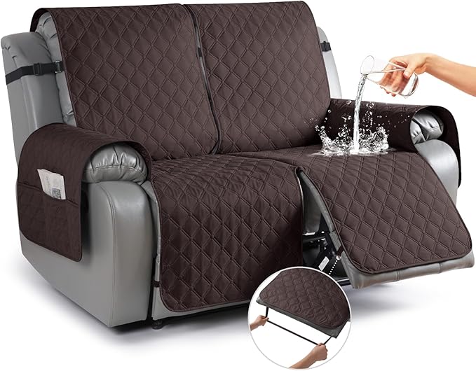 TAOCOCO 100% Waterproof Recliner Covers, Washable Couch Protector for Pets Kids -1 Seater 22"/28" /2 Seater/3 Seater