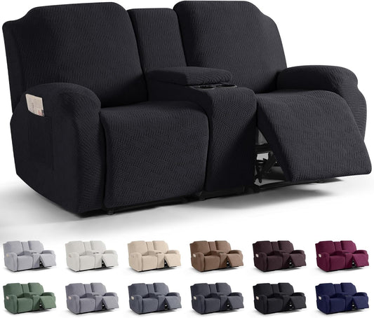 Loveseat Recliner Covers with Middle Console