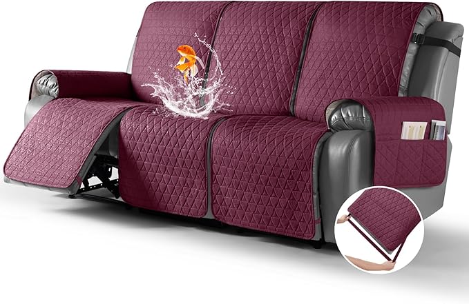 100% Waterproof Recliner Sofa Cover-3 Seater/2 Seater