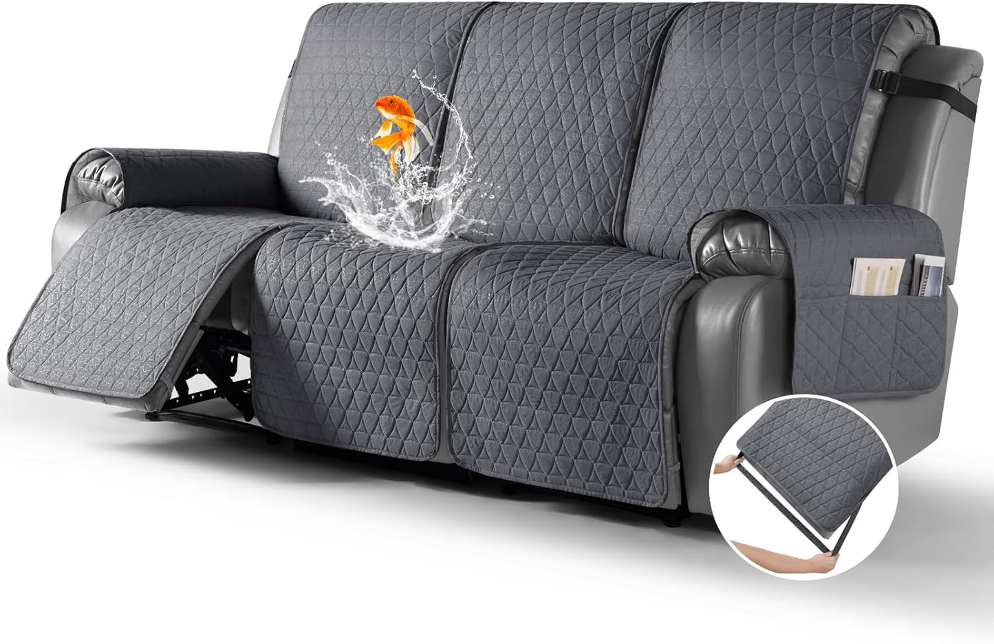 100% Waterproof Recliner Sofa Cover-3 Seater/2 Seater