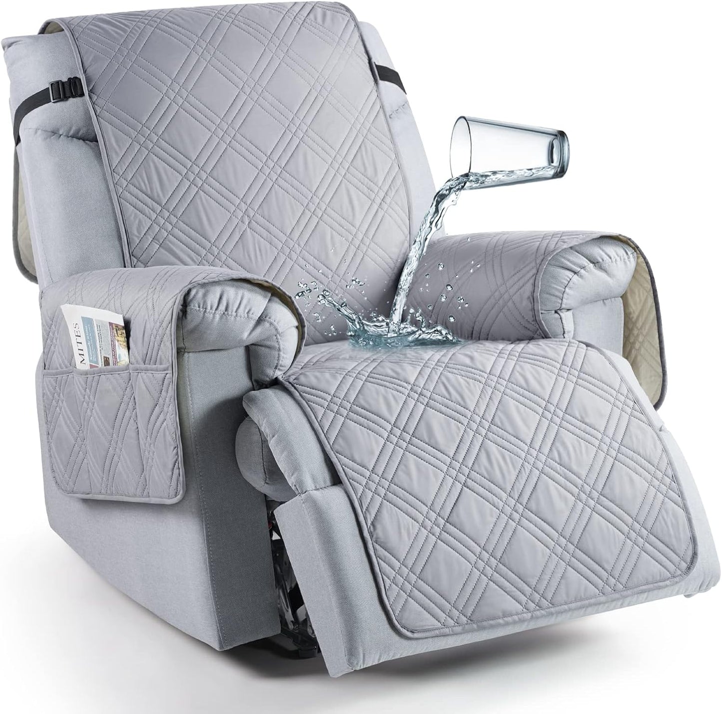 TAOCOCO 100% Waterproof Recliner Chair Cover-20/23.6/28in
