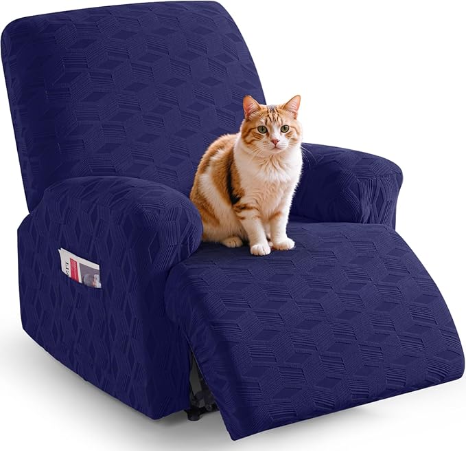 Stretch 3 Pieces Recliner Chair Covers - 1 Seater / 1 XL Seater / 2 Seater / 3 Seater