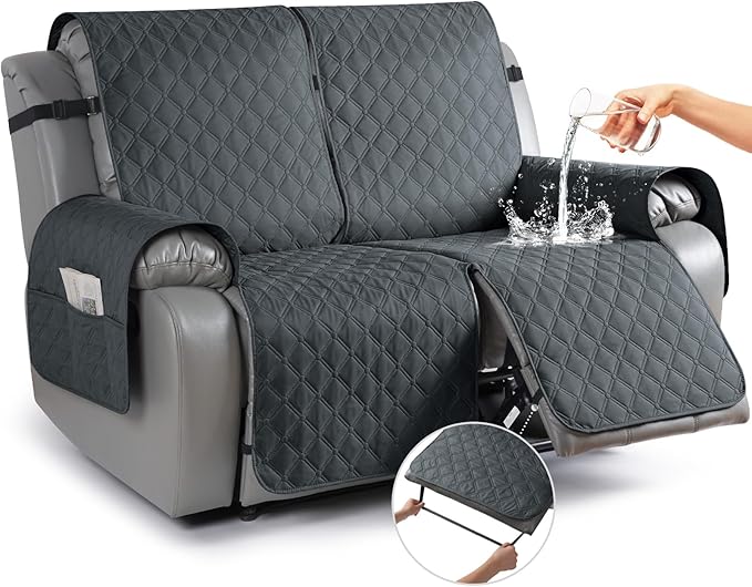 TAOCOCO 100% Waterproof Recliner Covers, Washable Couch Protector for Pets Kids -1 Seater 22"/28" /2 Seater/3 Seater