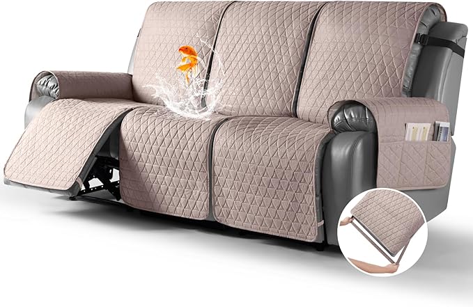 100% Waterproof Recliner Sofa Cover-3 Seater/2 Seater