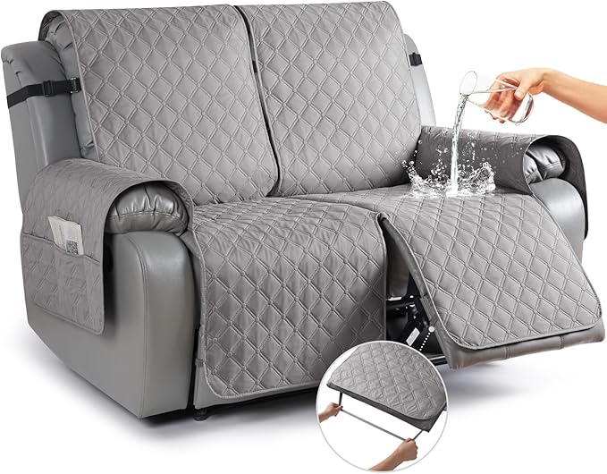 TAOCOCO 100% Waterproof Recliner Covers, Washable Couch Protector for Pets Kids -1 Seater 22"/28" /2 Seater/3 Seater