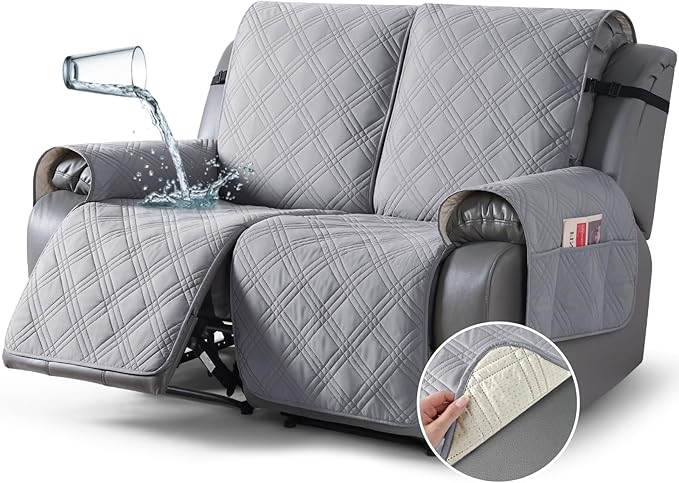 100% Waterproof Loveseat Recliner Cover-2 Seater/Oversized 2 Seater