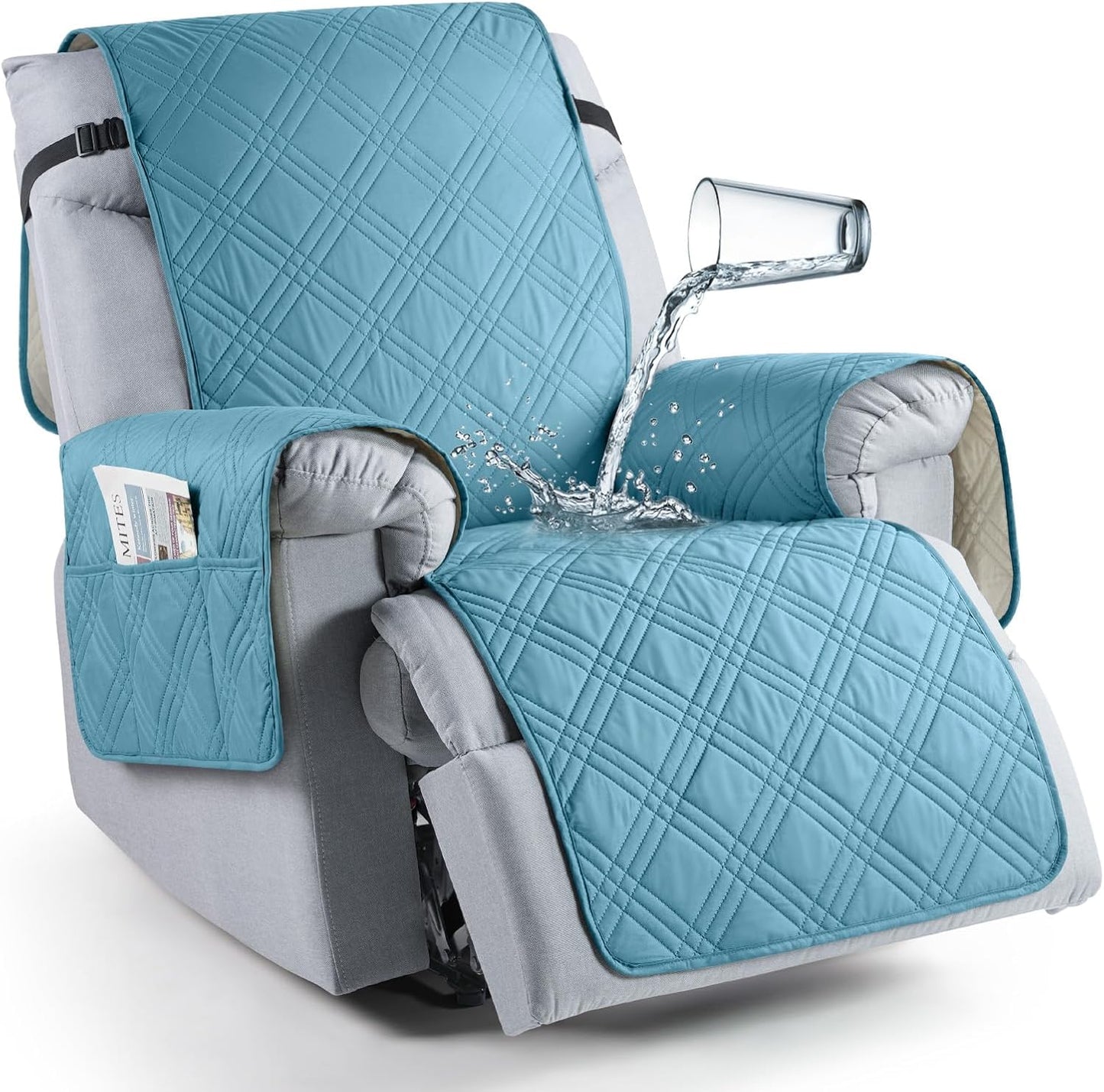 TAOCOCO 100% Waterproof Recliner Chair Cover-20/23.6/28in