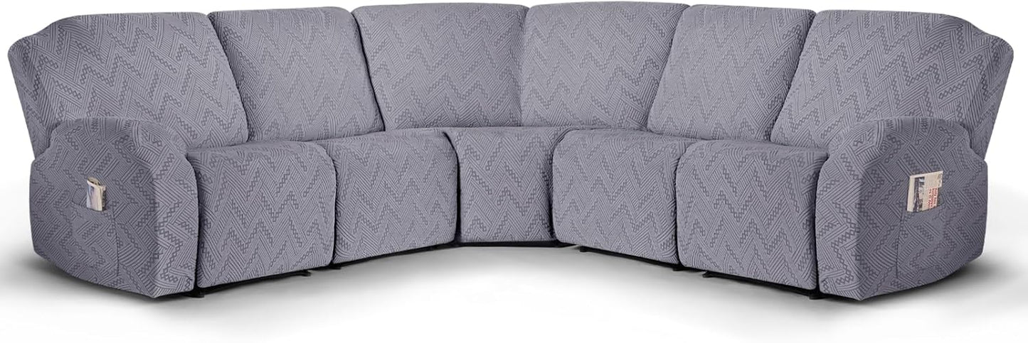Sectional Sofa Covers Oversized L Shape 5 Seat