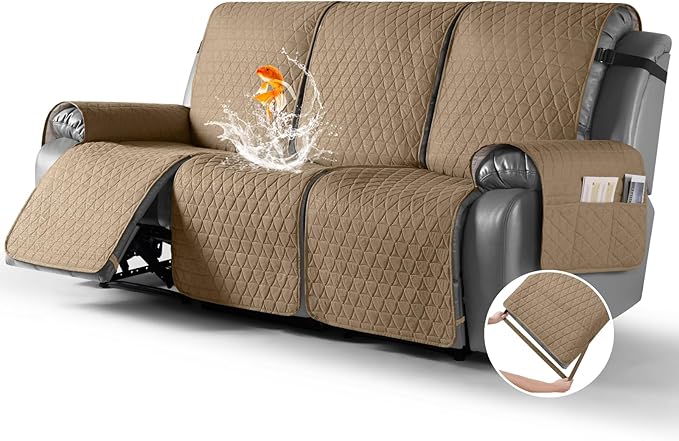 100% Waterproof Recliner Sofa Cover-3 Seater/2 Seater