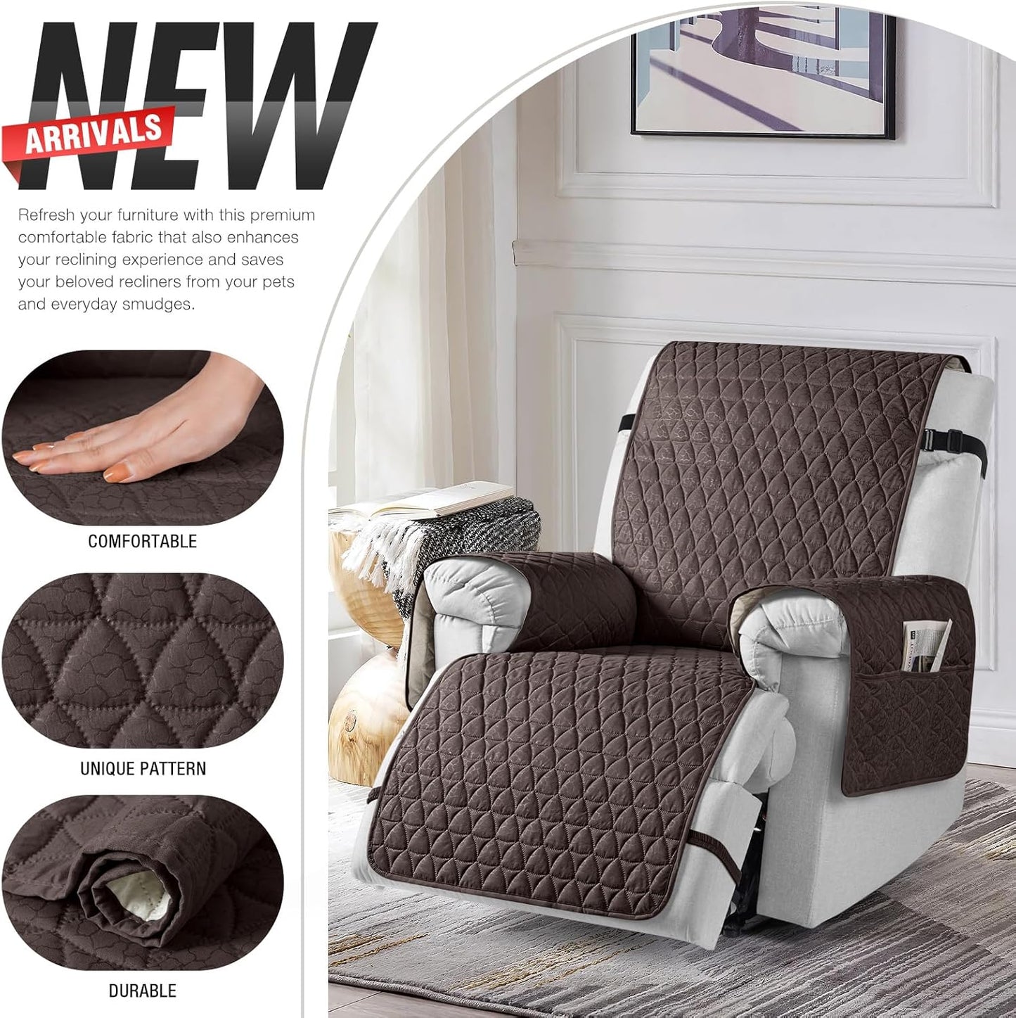 100% Waterproof Cover for Reclining Chair -22''/25''/28''/30''
