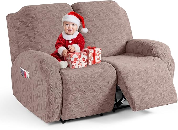 Stretch 3 Pieces Recliner Chair Covers - 1 Seater / 1 XL Seater / 2 Seater / 3 Seater