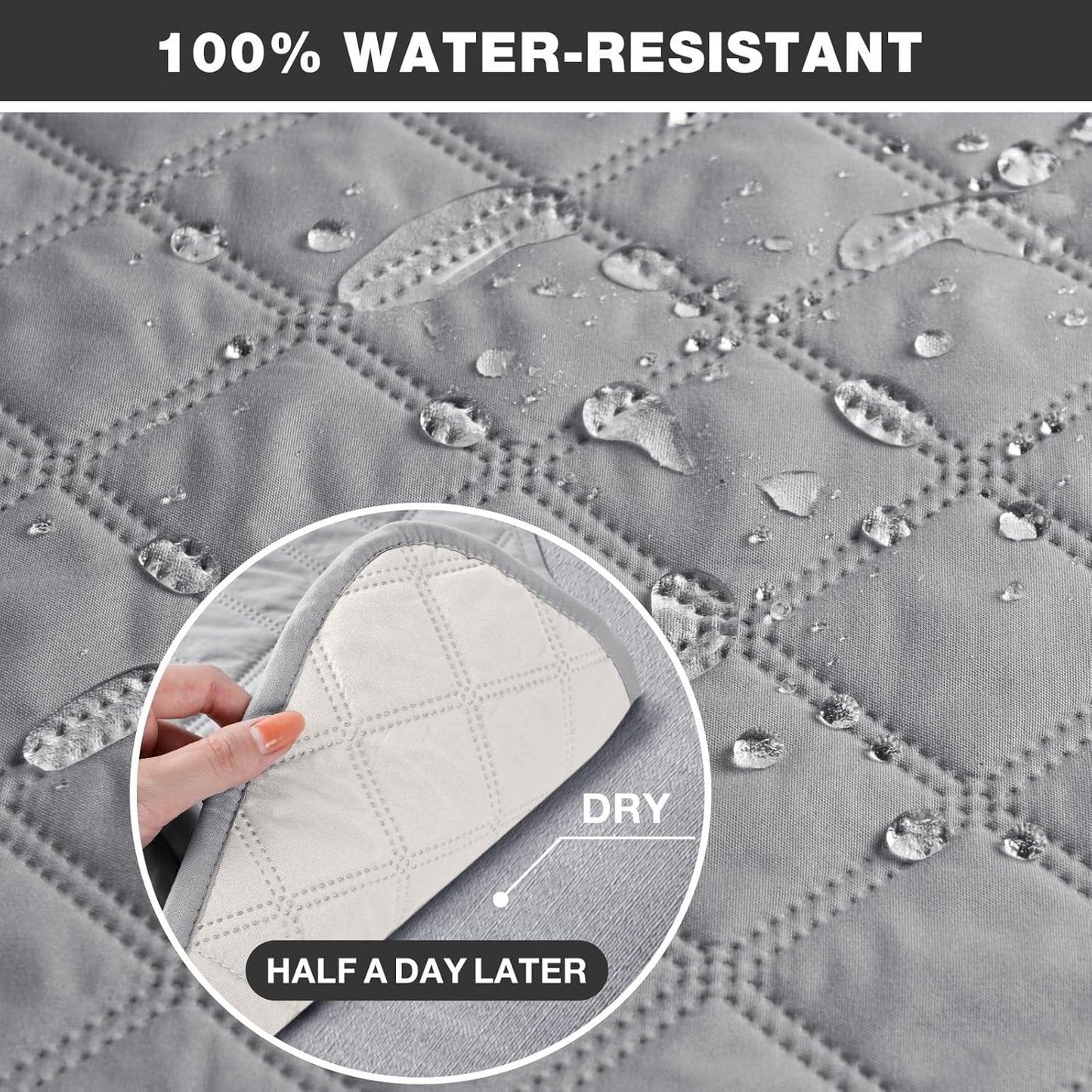 Non-Slip Recliner Chair Cover Sofa Slipcover-23''/28''