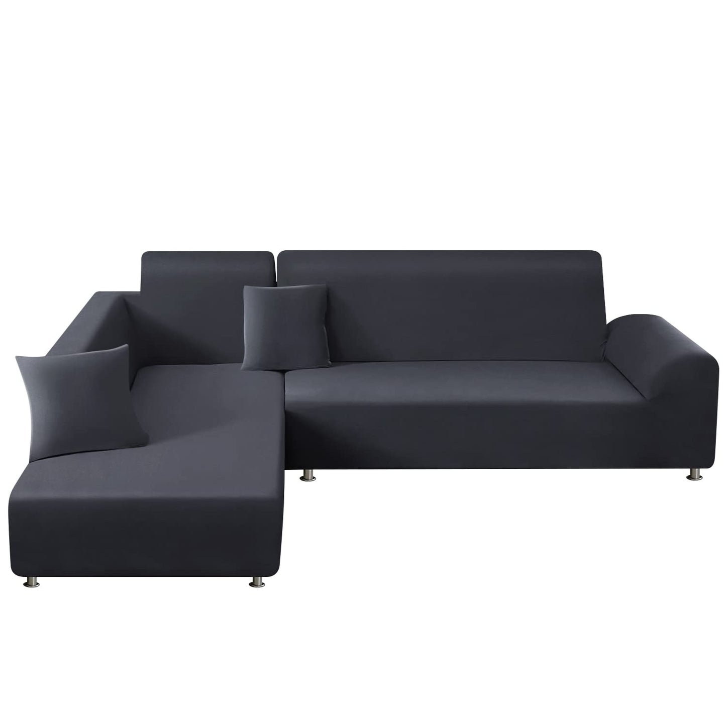 Sectional Couch Covers 2pcs L-Shaped Sofa Covers - TAOCOCO