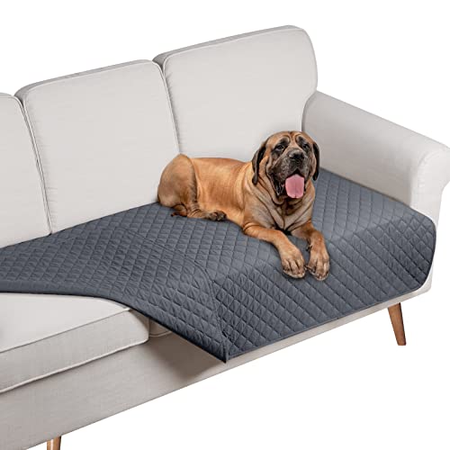 Sofa Cushion Cover Reversible Dog Bed Cover Water Resistant Pet Blanket (42x68 Inches) - TAOCOCO