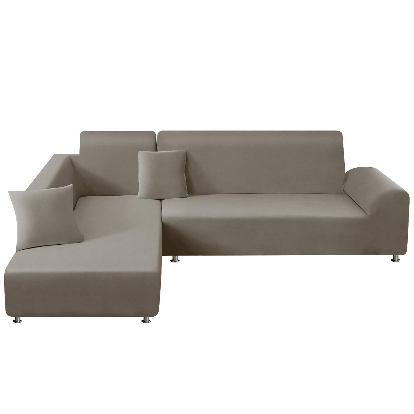 Sectional Couch Covers 2pcs L-Shaped Sofa Covers - TAOCOCO