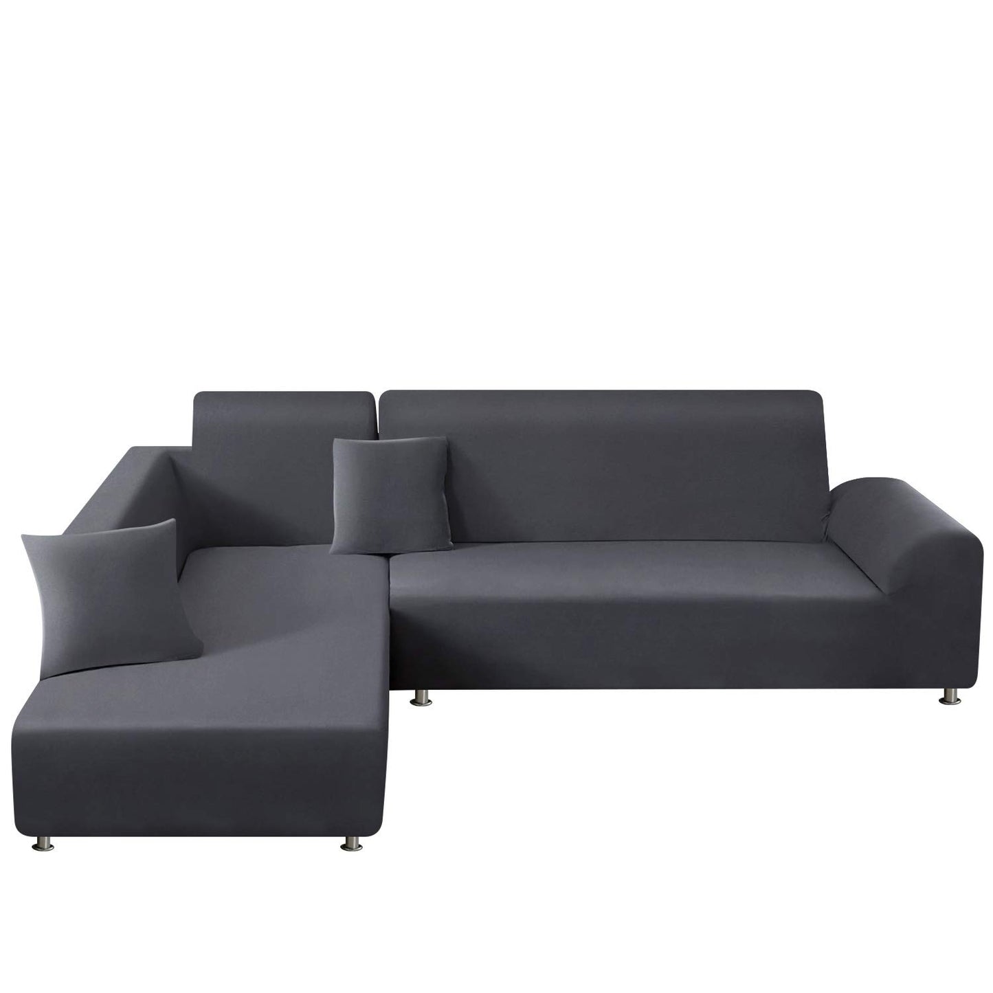 Sectional Couch Covers 2pcs L-Shaped Sofa Covers - TAOCOCO