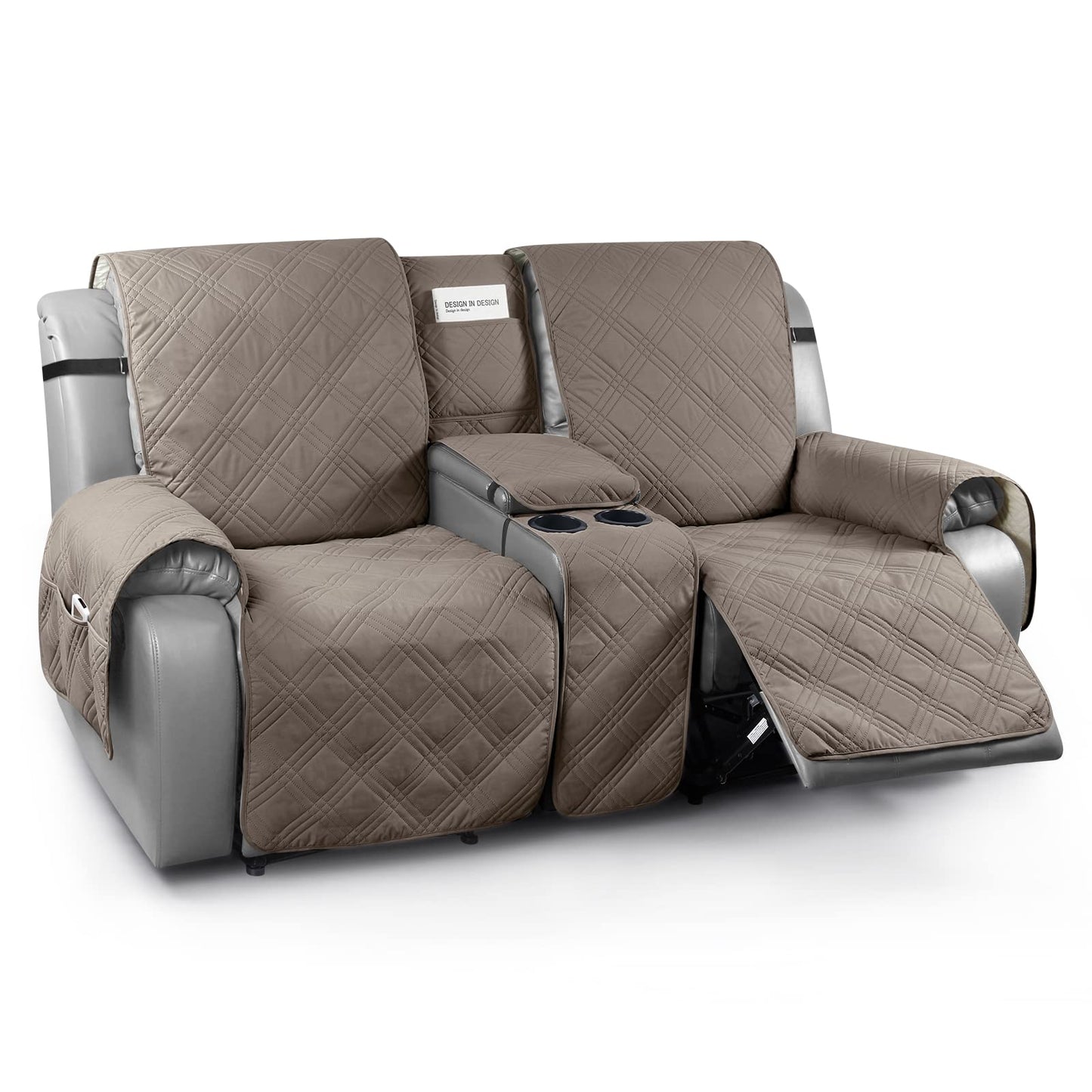 Loveseat Recliner Cover with Center Console (2 Seater) - TAOCOCO
