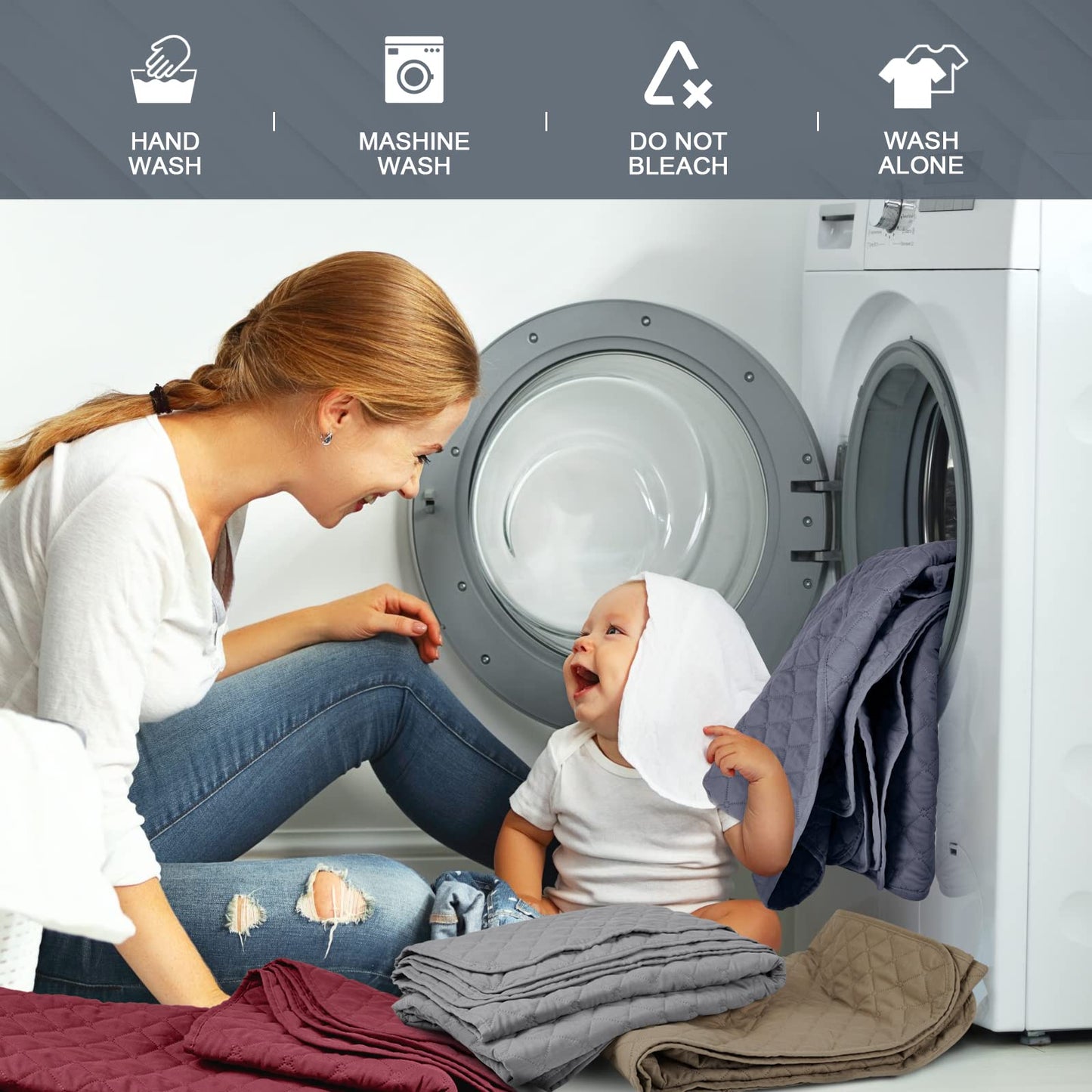 Waterproof Couch Blanket Dog Bed Cover Couch Cover Pet Blanket - TAOCOCO