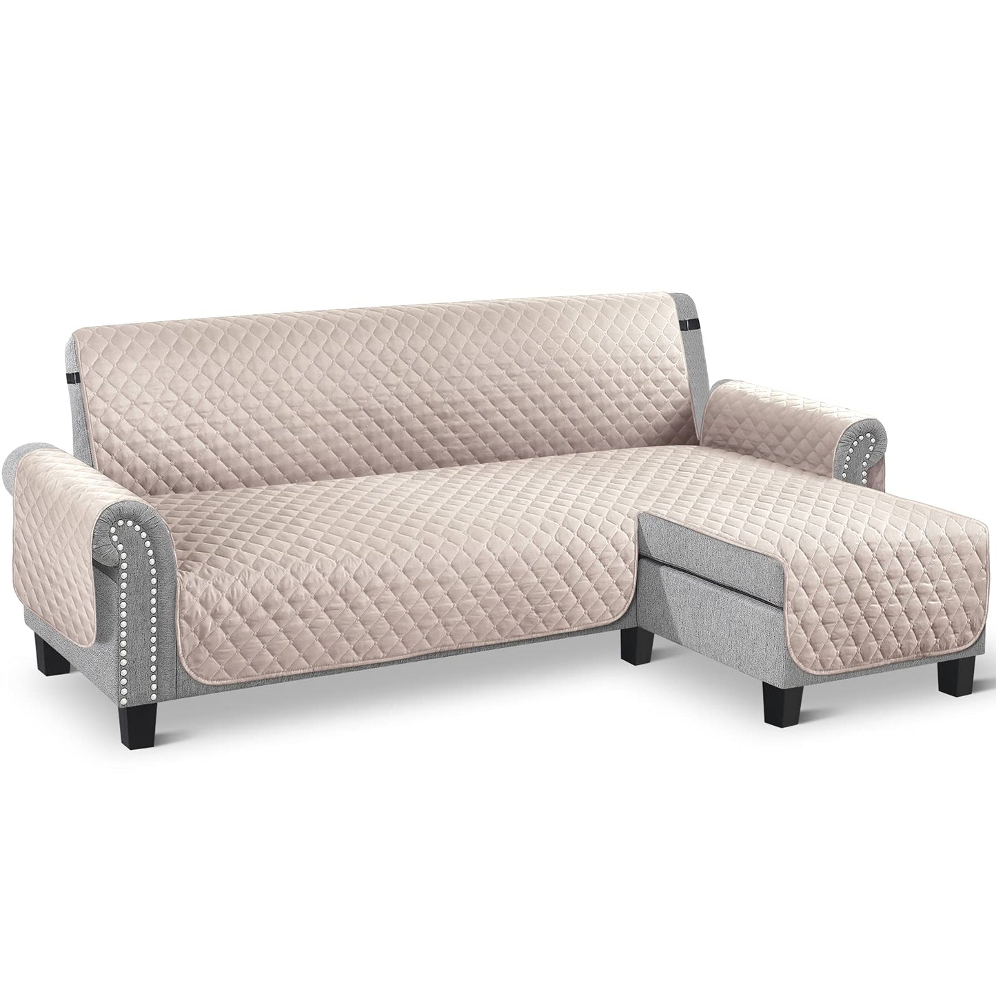 Couch Slipcover L Shape Sofa Cover Sectional - TAOCOCO