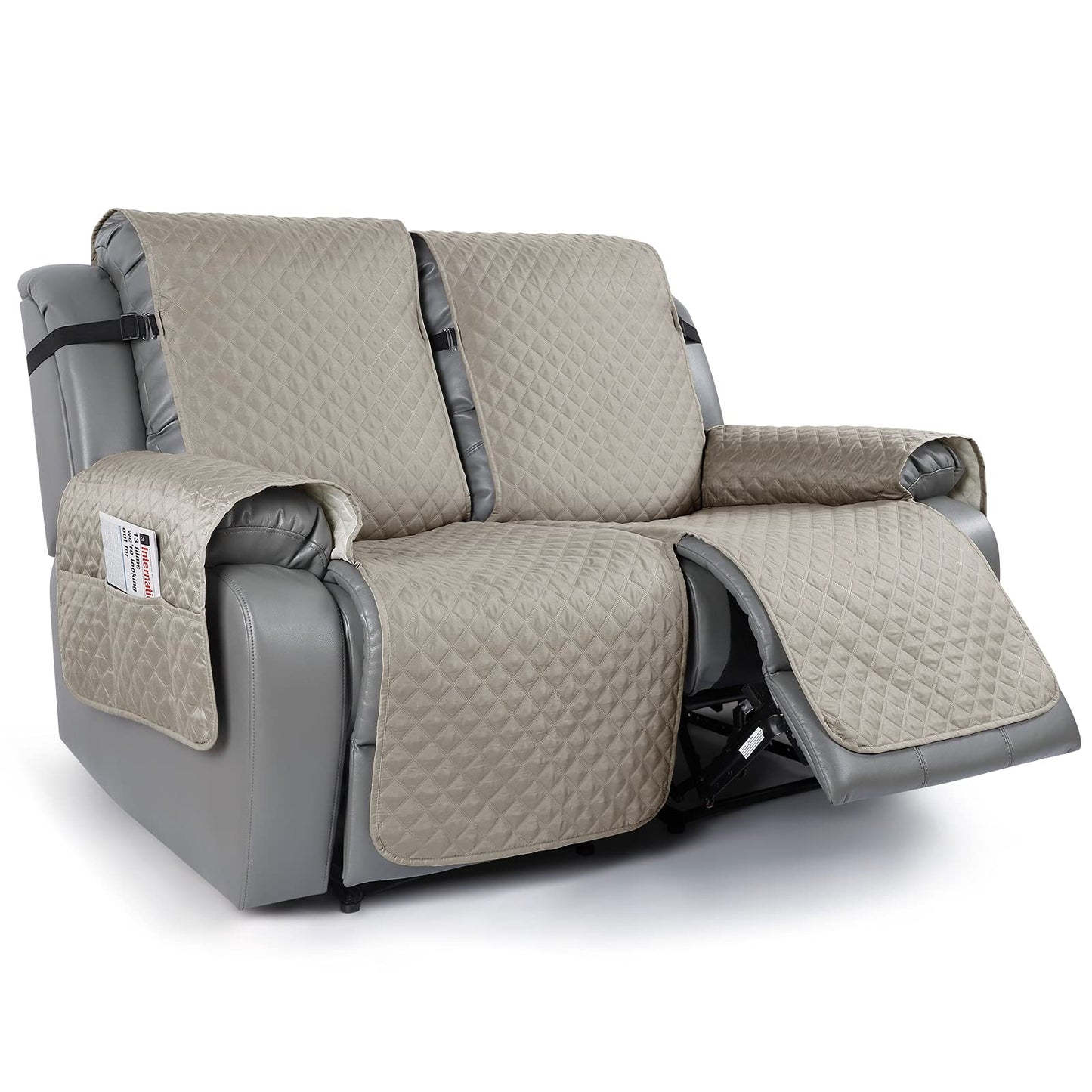Recliner Sofa Slipcover Couch Covers for 2 Cushion Couch - TAOCOCO