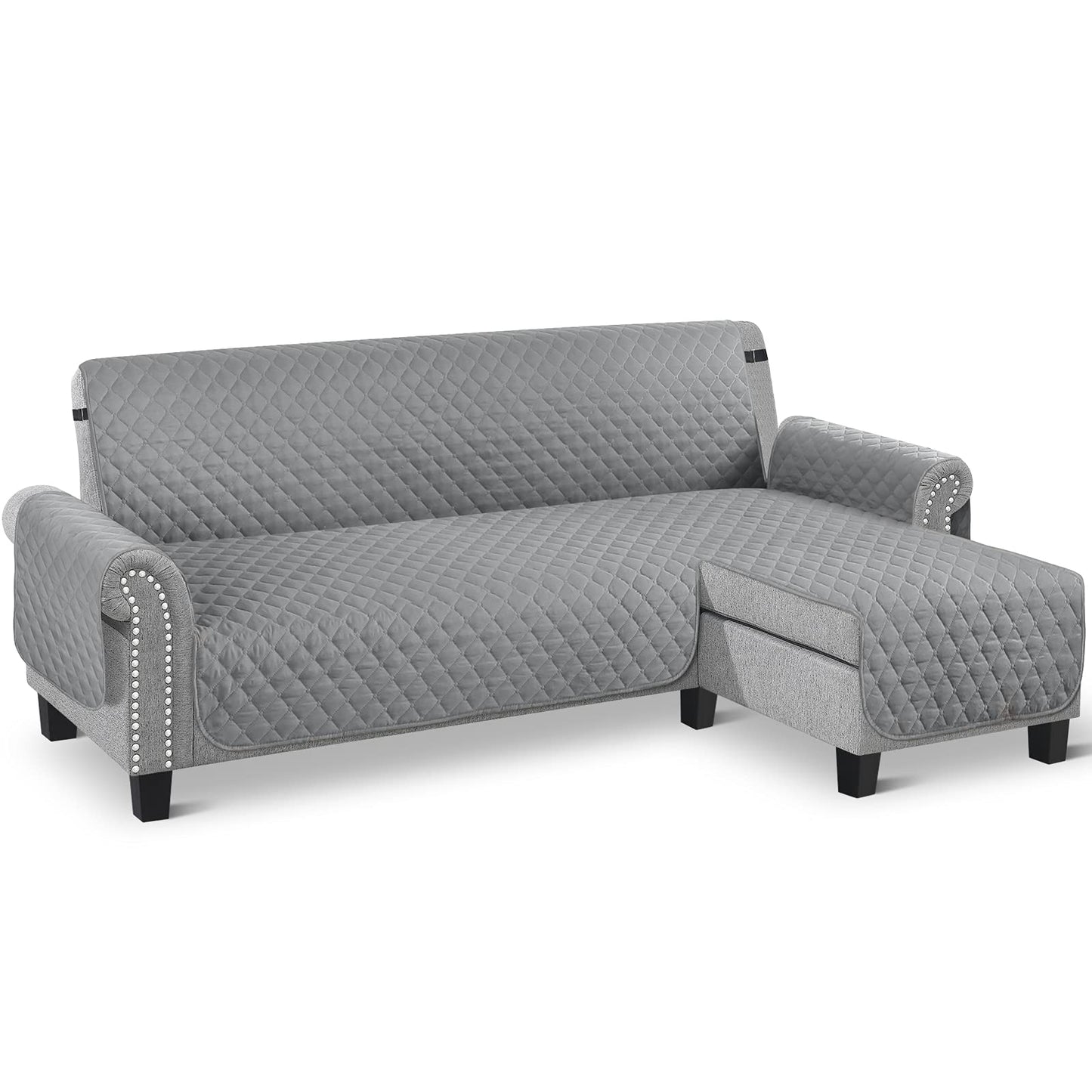 Couch Slipcover L Shape Sofa Cover Sectional - TAOCOCO