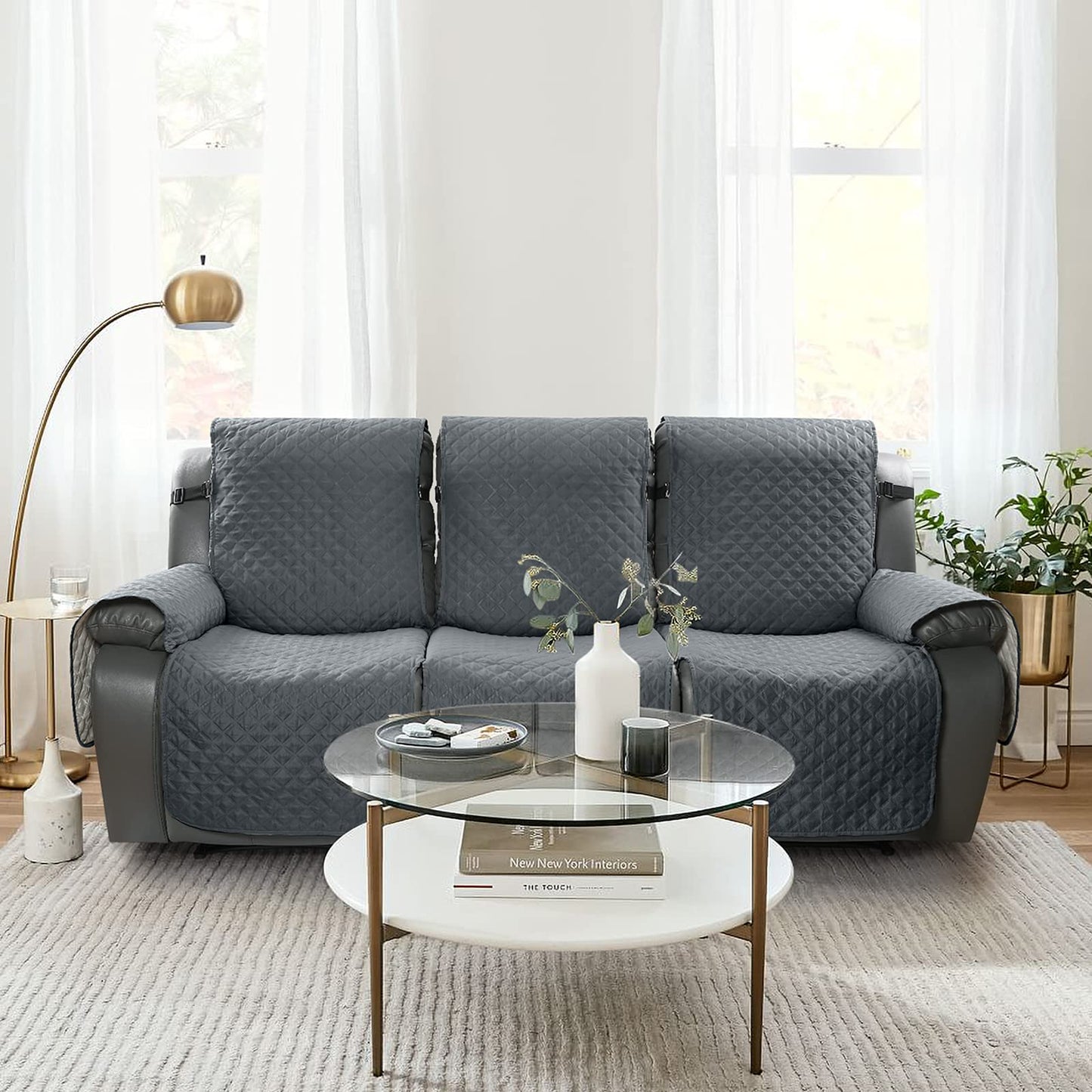 Recliner Sofa Slipcover Couch Covers for 3 Cushion Couch - TAOCOCO