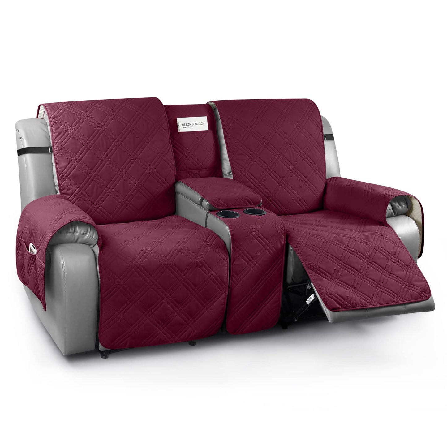 Loveseat Recliner Cover with Center Console (2 Seater) - TAOCOCO