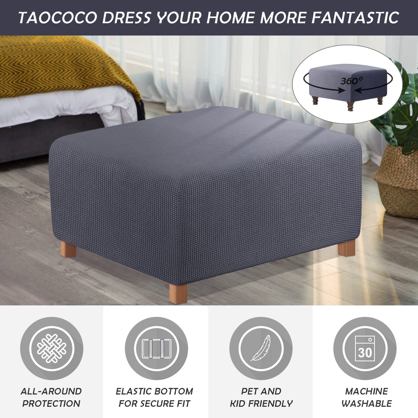 Ottoman Cover - TAOCOCO